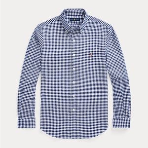 Polo Ralph Lauren | Slim Fit Gingham Stretch Oxford Shirt | Size Medium